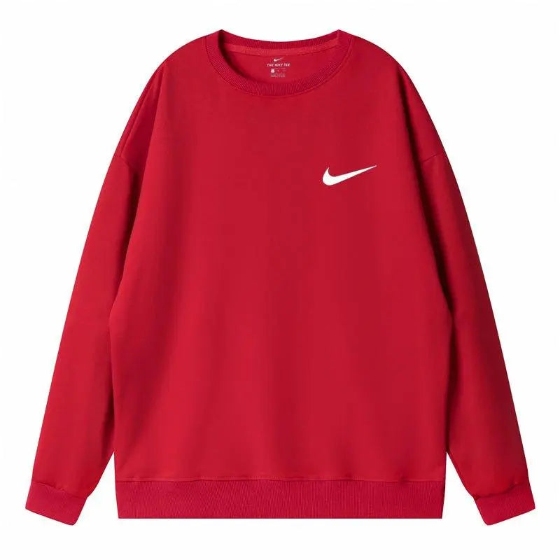 Moletom Fechado Nike Sportswear Club Crw Ft Vermelho - Compre